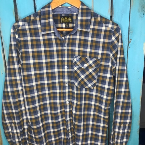True Religion Other - True Religion Long Sleeve Plaid Button, Small